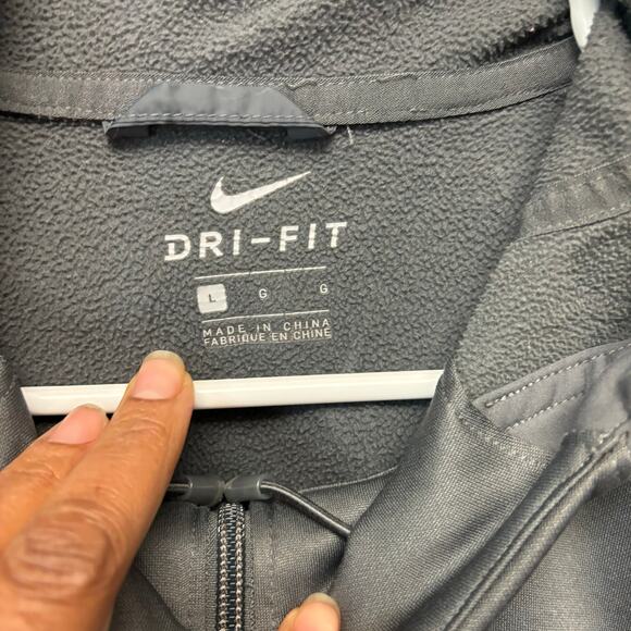 Nike Dri-fit Jacket Men's Large Running Outdoors Gorp Core Warm Performance Read - Picture 6 of 9